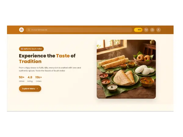 Chetta's Dosa - Restaurant Management - portfolio project by N.A.I.R. Solutions Bhilai